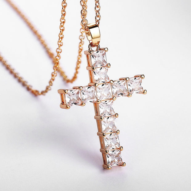 MILGRAIN KREUZ-ANHÄNGER UND KETTEN-SET