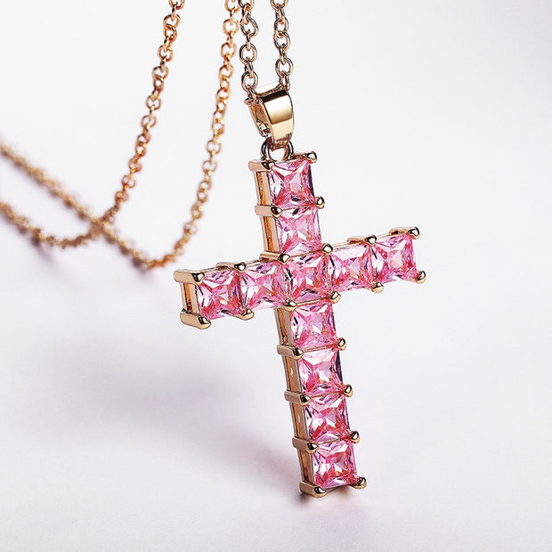 MILGRAIN KREUZ-ANHÄNGER UND KETTEN-SET