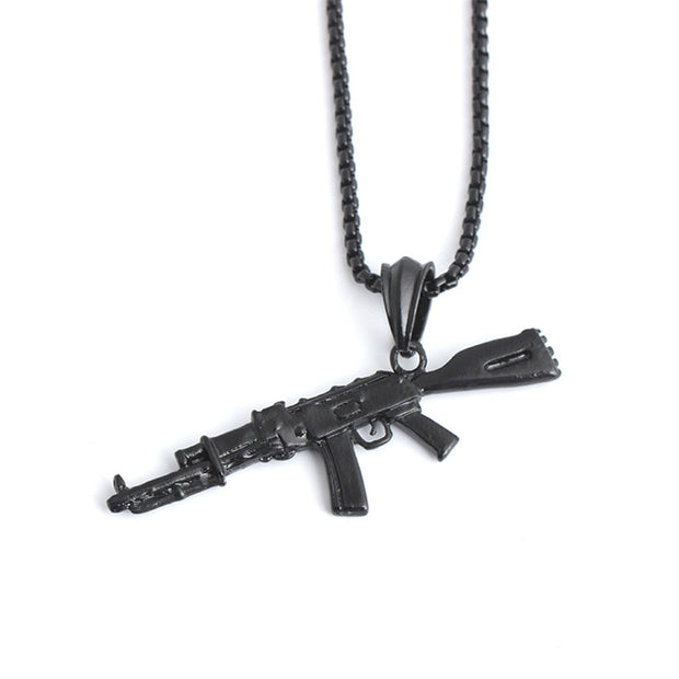 AK47 PENDANT & CHAIN SET
