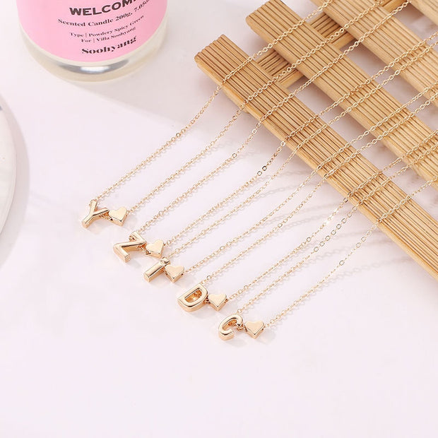 A-Z CHAIN HEART SET