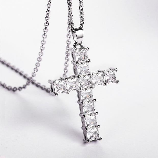 MILGRAIN KREUZ-ANHÄNGER UND KETTEN-SET