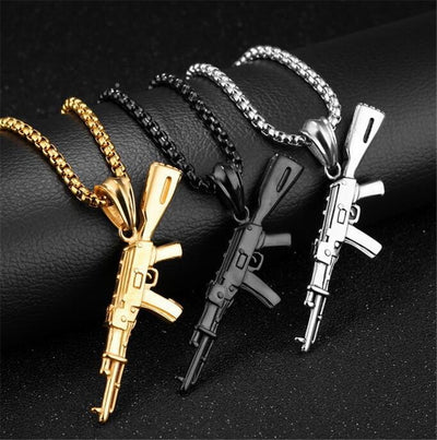 AK47 ANHÄNGER &amp; KETTE SET