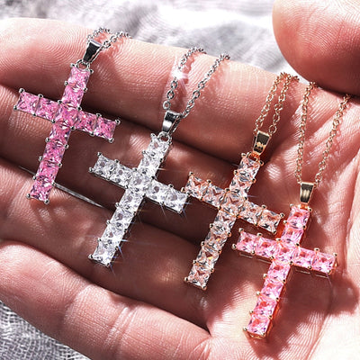 MILGRAIN KREUZ-ANHÄNGER UND KETTEN-SET
